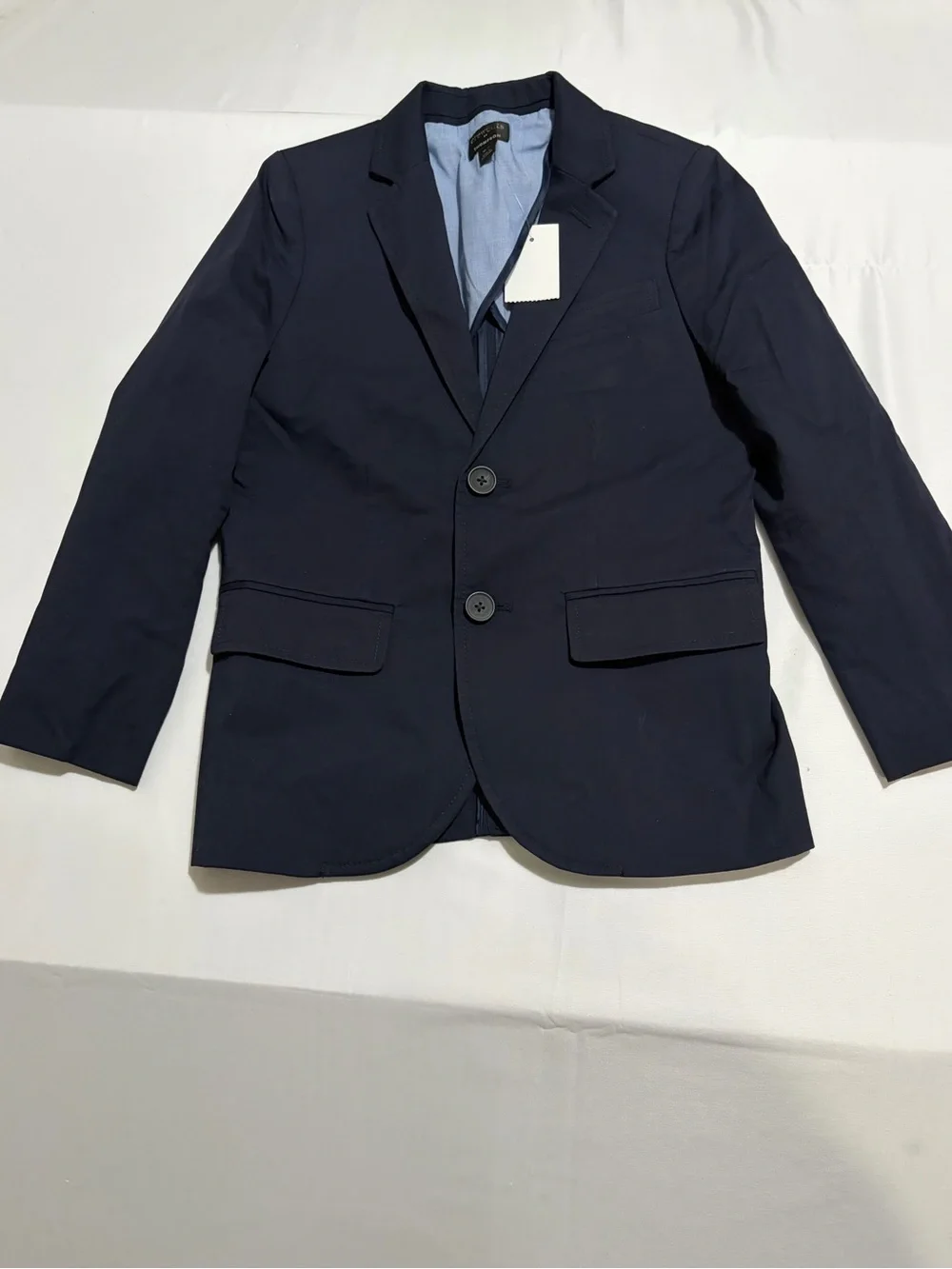 NWT Crewcuts Boys Thompson Blazer Navy Blue Chino Size 6-7